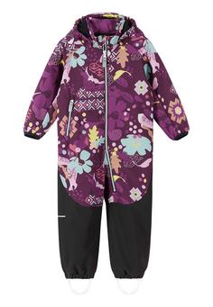 reima Mjosa Overall Kinder Deep Purple Pattern