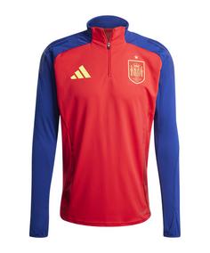 adidas Spanien HalfZip Sweatshirt EM 2024 Sweatshirt rotblau