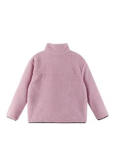 Rückansicht von reima Turilas Fleecejacke Kinder Grey Pink