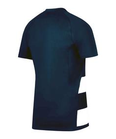 Rückansicht von Nike Team Crew Razor Rugby Trikot Fußballtrikot Herren blau