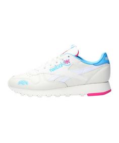 Reebok Classic Leather Damen Sneaker Damen weissblaupink