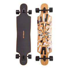 Apollo Soul Flex 1 Longboard schwarz-weiß