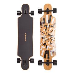 Apollo Soul Flex 1 Longboard holz/schwarz/weiß