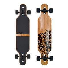 Apollo Tuvalu Wood 38 Zoll Longboard holz-schwarz