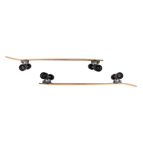 Rückansicht von Apollo Hawaiian Wulff 42 Zoll Longboard holz-schwarz