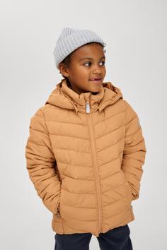 Rückansicht von reima Uumaja Outdoorjacke Kinder Peanut Brown