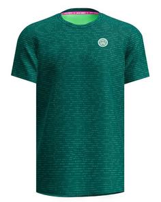 BIDI BADU Spike Crew Two Colored Tee Tennisshirt Herren dunkelgrün/grün