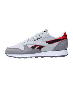 Reebok Classic Leather Sneaker Herren graurotschwarz