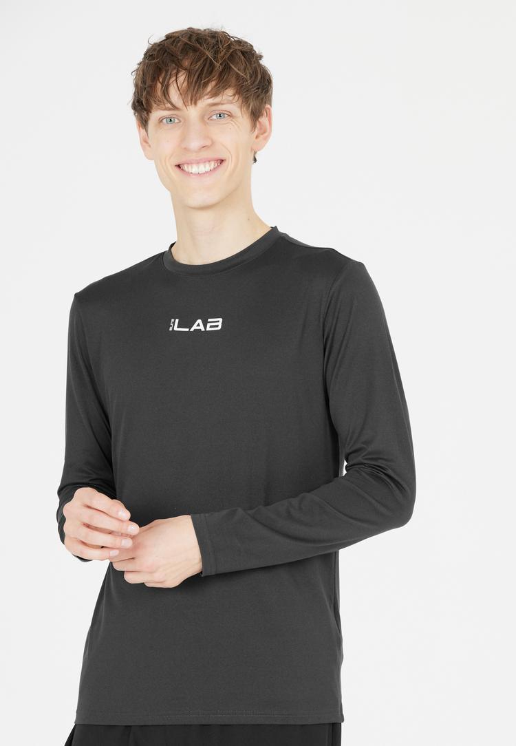 ELITE LAB ELITE LAB Core Elite X1 Langarmshirt Herren - 1111 Black Melange - 1 | SportScheck