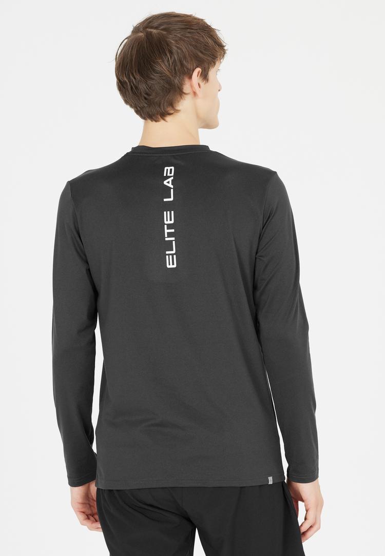ELITE LAB ELITE LAB Core Elite X1 Langarmshirt Herren - 1111 Black Melange - 2 | SportScheck