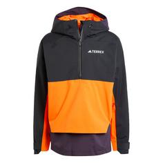adidas Terrex Xperior 2L Lined RAIN.RDY Anorak Trainingsjacke Herren Black / Aurora Black / Semi Impact Orange