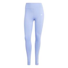 adidas Optime 3-Streifen Full-Length Leggings Tights Damen Blue Spark