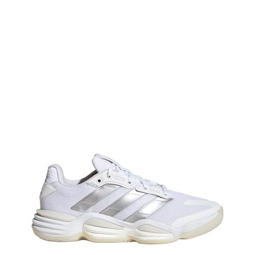 Rückansicht von adidas Stabil 16 Indoor Schuh Hallenschuhe Damen Cloud White / Silver Metallic / Grey One