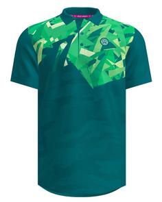 BIDI BADU Spike Polo Tennisshirt Herren dunkelgrün/grün