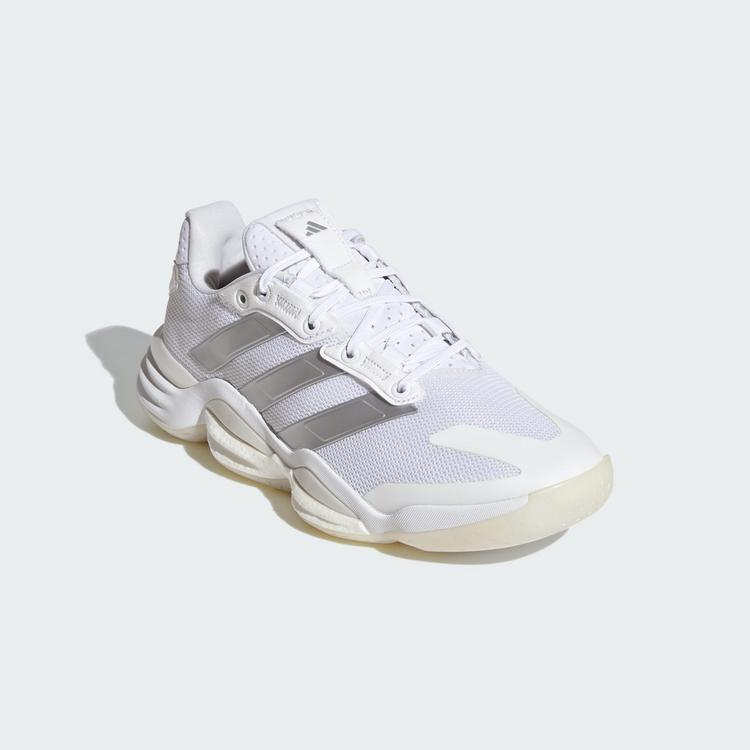 adidas adidas Stabil 16 Indoor Schuh Hallenschuhe Damen - Cloud White / Silver Metallic / Grey One - 3 | SportScheck