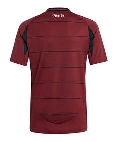 Rückansicht von adidas Sparta Prag Trikot Home 2024/2025 Fußballtrikot rot