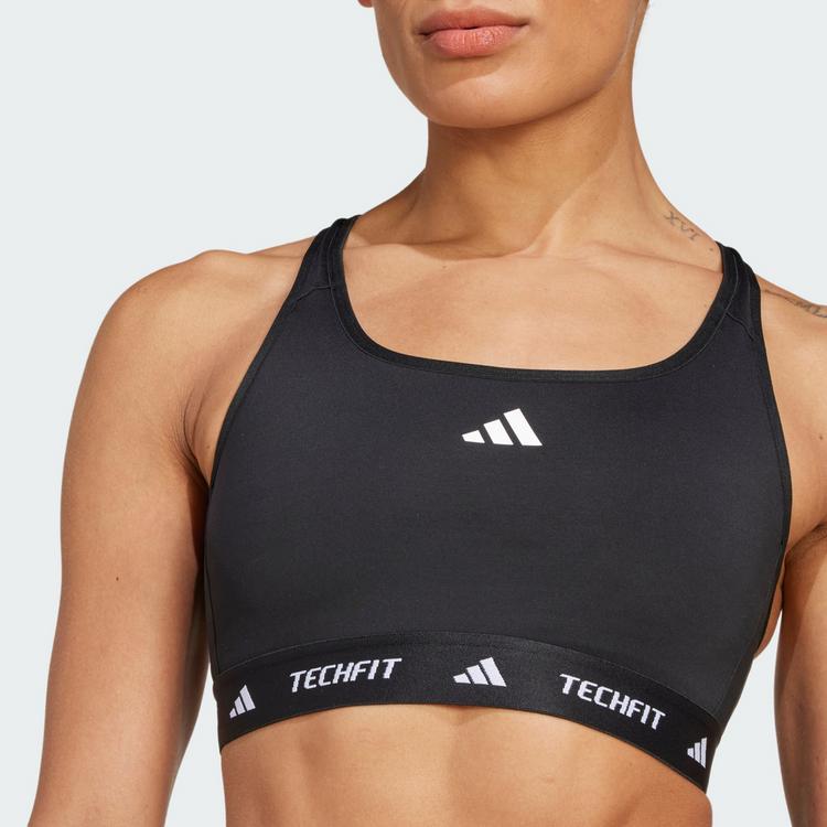 adidas adidas TECHFIT Medium-Support Sport-BH BH Damen - Black - 1 | SportScheck