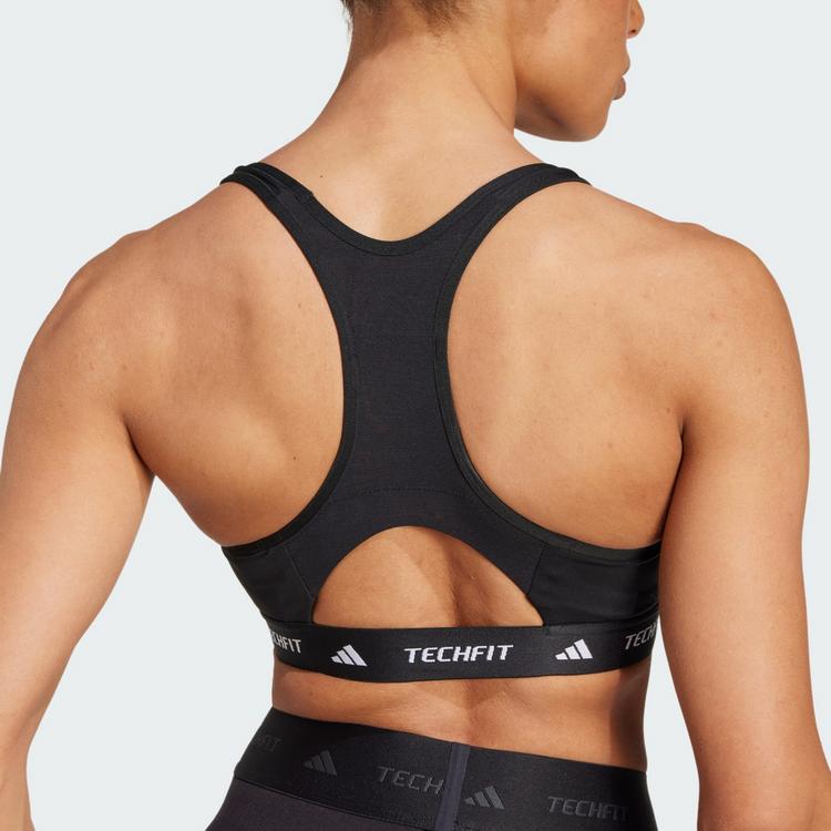 adidas adidas TECHFIT Medium-Support Sport-BH BH Damen - Black - 2 | SportScheck