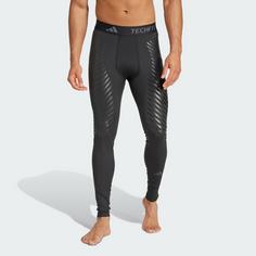 Rückansicht von adidas TECHFIT Control Training lange Leggings Leggings Herren Black