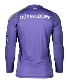 Rückansicht von adidas Fortuna Düsseldorf TW-Trikot 2024/2025 Fußballtrikot lila