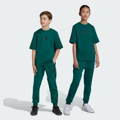 Rückansicht von adidas adidas Tapered-Leg Z.N.E. Kids Hose Stoffhose Kinder Collegiate Green / Black