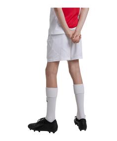 Rückansicht von adidas Ajax Amsterdam Short Home 2024/2025 Kids Fußballshorts Kinder weiss