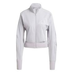 adidas Full-Zip Trainingsjacke Trainingsanzug Damen Glory Grey
