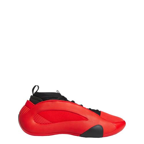 Rückansicht von adidas Harden Volume 8 Basketballschuh Sneaker Red / Core Black / Silver Metallic