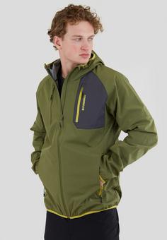 Rückansicht von FUNDANGO Alloy Softshelljacke Herren army