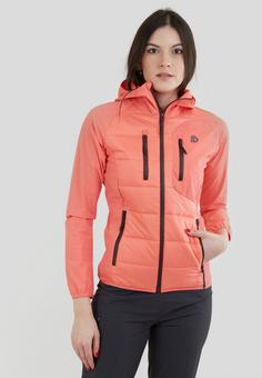 Rückansicht von FUNDANGO Mina Softshelljacke Damen sugar coral