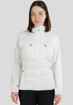 Rückansicht von FUNDANGO Mina Softshelljacke Damen stone