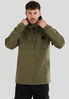 Rückansicht von FUNDANGO Clayton Softshelljacke Herren oliv