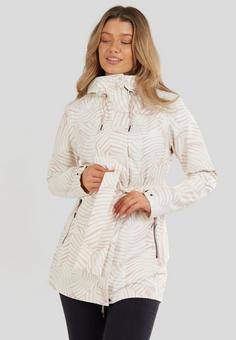 Rückansicht von FUNDANGO Regina Regenjacke Damen Light Rose