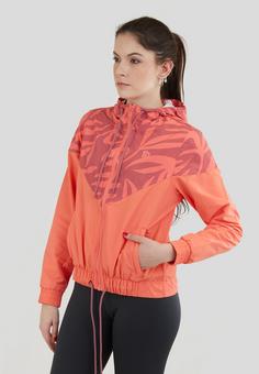 Rückansicht von FUNDANGO Breeze Windbreaker Damen Hibiscus