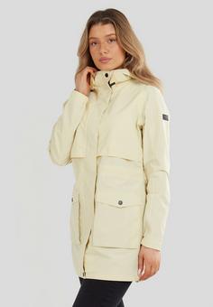 Rückansicht von FUNDANGO Zhuri Regenjacke Damen corn