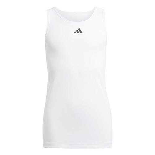 Rückansicht von adidas Club Tanktop Funktionstank Kinder White