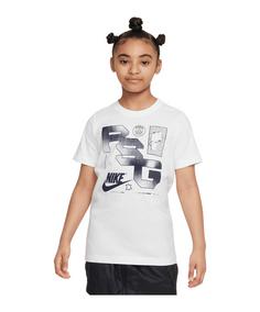 Nike Paris St. Germain Futura T-Shirt Kids T-Shirt Kinder weiss