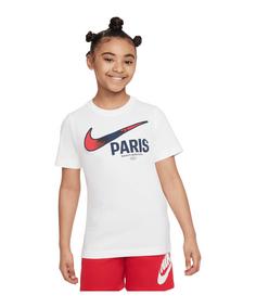 Nike Paris St. Germain Swoosh T-Shirt Kids T-Shirt Kinder weiss
