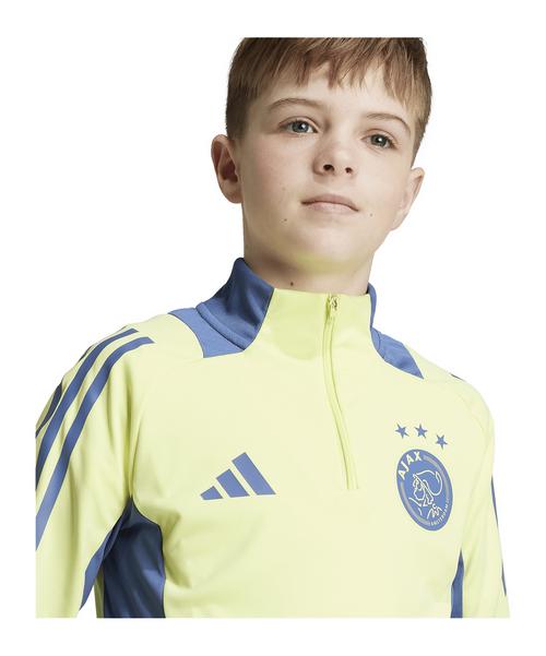 Rückansicht von adidas Ajax Amsterdam Sweatshirt Kids Fanshirt Kinder gelb