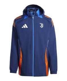 adidas Juventus Turin Regenjacke Trainingsjacke blau