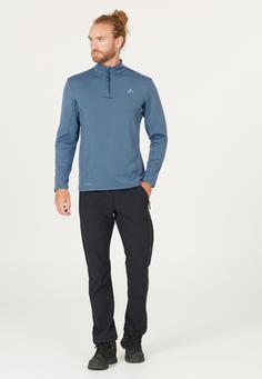 Rückansicht von Whistler Kalle M Waffle Midlayer Laufshirt Herren 2020 Ensign Blue