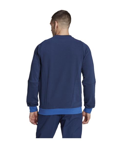 Rückansicht von adidas Tiro 23 Competition Sweatshirt Funktionssweatshirt Herren dunkelblau
