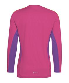 Rückansicht von adidas Tiro 23 Pro Torwarttrikot langarm Fußballtrikot Herren pink