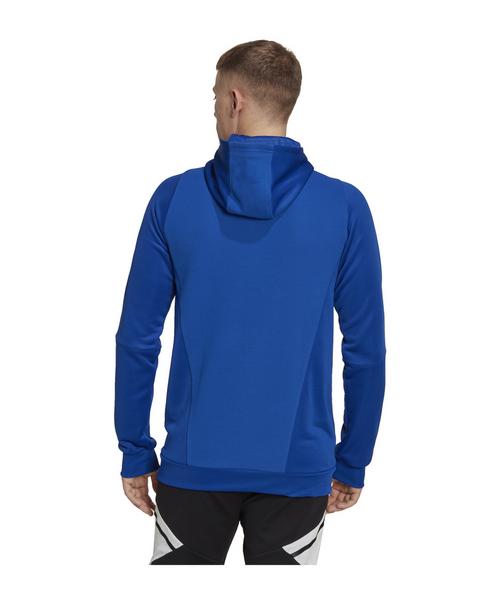 Rückansicht von adidas Tiro 23 Competition Hoody Funktionssweatshirt Herren blau