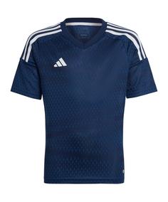 adidas Tiro 23 Trikot Kids Dunkel Fußballtrikot Kinder blauweiss