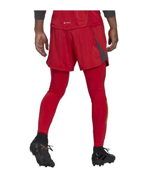 Rückansicht von adidas Tiro 23 Pro Tight Torwarthose Torwarthose Herren rot