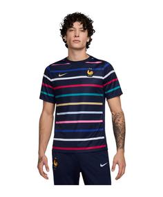 Nike Frankreich Prematch Shirt EM 2024 Fanshirt blau