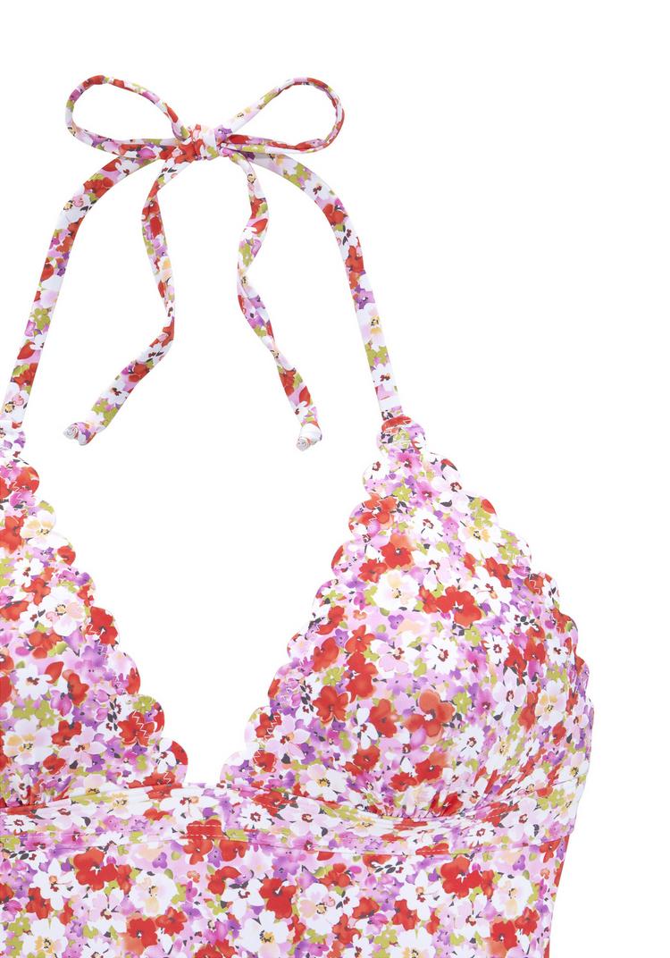 Lascana Lascana Badeanzug Badeanzug Damen - rot-flieder - 0 | SportScheck