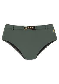 Lascana Highwaist-Bikini-Hose Bikini Hose Damen - oliv
