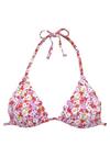Lascana Triangel-Bikini-Top Bikini Oberteil Damen - rot-flieder